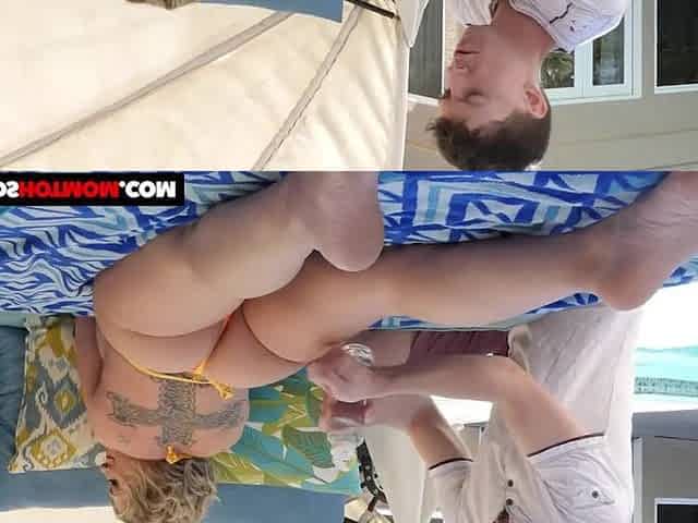 Wicked America - Dee Williams gets oiled up in advance of screwing her son's frien
