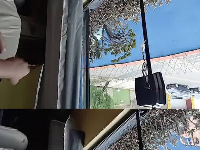 My stepmother caught me spying on her and gave me her snatch.