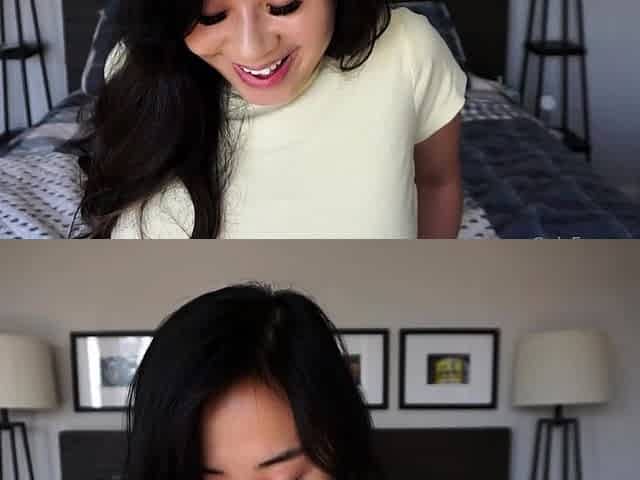 Asian Teen ARIEL SPINNER striptease masturbating