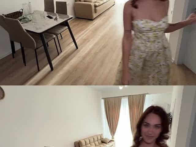 The cleaner drilled the apartment owner in her taut vagina