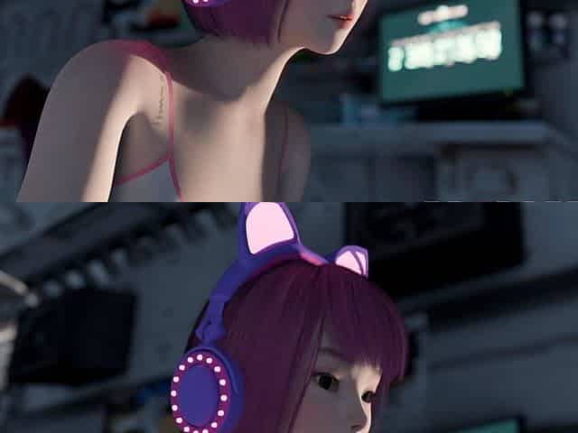 Catgirl Io Gets Her Tight Ass Fucked Hard on Nexus 3