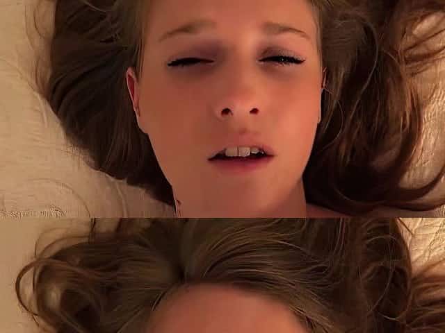 Hot girlfriend pov blowjob with creampie