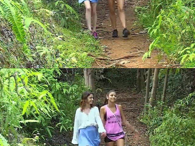 young girls getting nude in nature