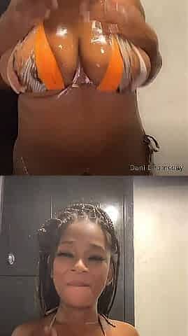 TELE Literaryvixen Super Hawt Black Shower Session w/ Dani Doomsday Movie three