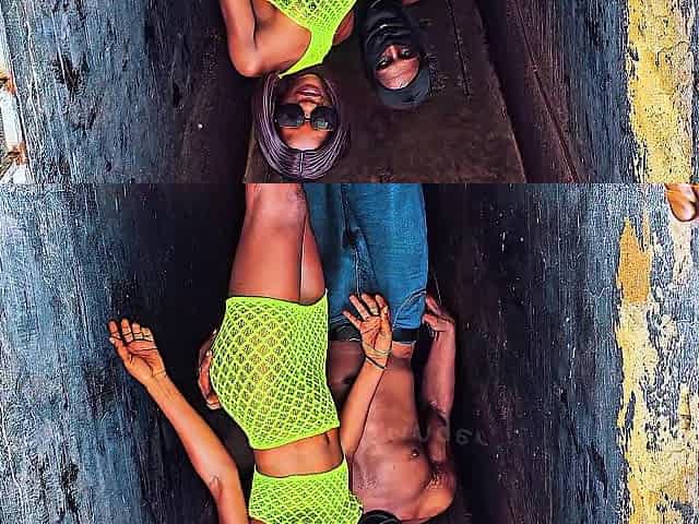 Security caught me on the phone talking to my boo, this chab decided that guy'd educate me a HARD lesson!!