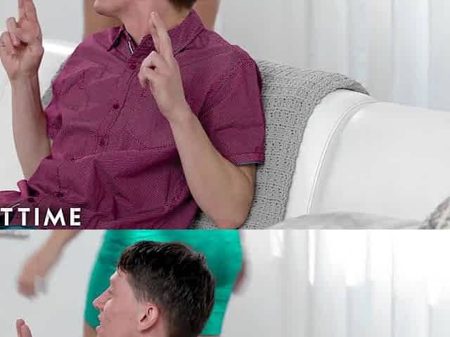 Sneaky Stepson Cheat for Hot Sex with Busty MILF Stepmom Ryan Keely