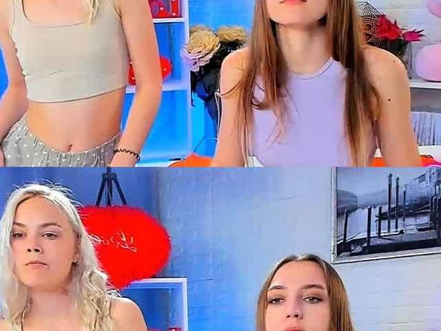 Hottest Amateur 19yo Busty Blonde Teen abused on Webcam