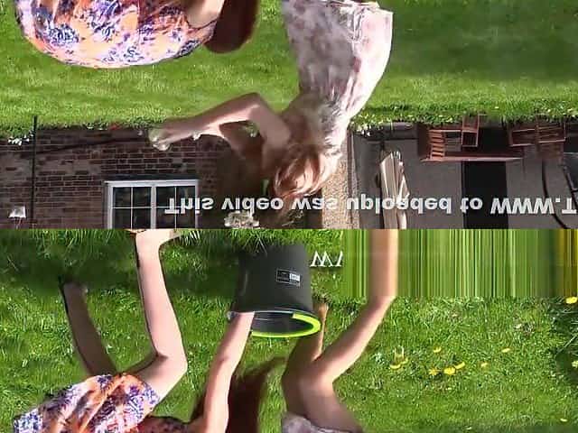 Two Girls Wetlook Summer Dress Strip