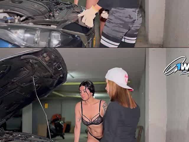 HAWT LALIN GIRL DRILLED IN THE PUBLIC PARKING PARK BY CONCUPISCENT MECHANICAL WHORE UNTIL CUMING