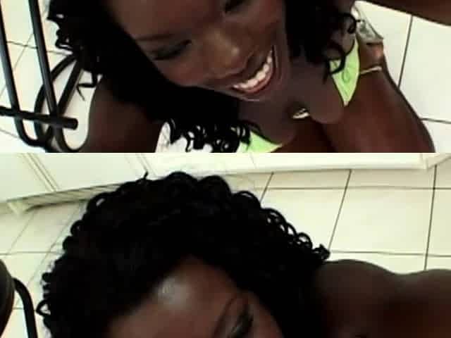 Ebony Beauty Double Teamed Hard