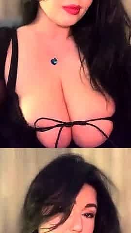 Big boob brunette masturbates on webcam