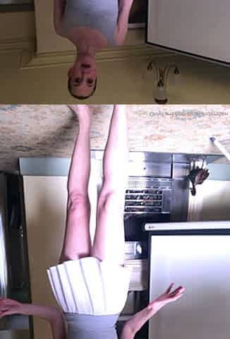 Brunette amateur homemade webcam ass