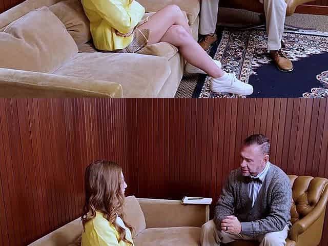 Kimmie Haze Roleplays as Dominant Boss in Therapy Session