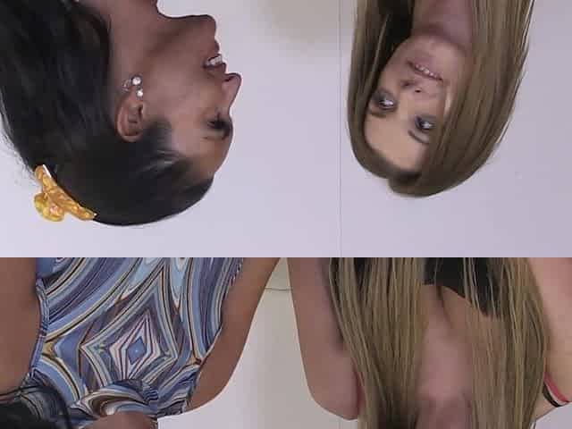 Isabella and Precious Sal enjoy lesbian fun with big tits and fake ones too