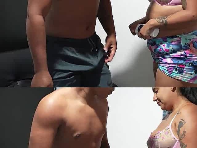 Alina gets a admirable massage and a appealing screw. Part 1. I massage her melons