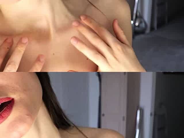 Amateur Webcam Teen Flashes Masturbates