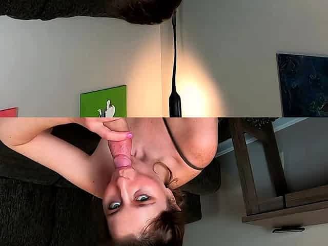 Chubby Brunette Big Boobs Dildo Masturbation