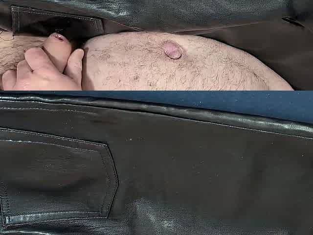 Cannot resist, Some other ejaculation on Girlfriend's Super Soft Vegan Leather Panties