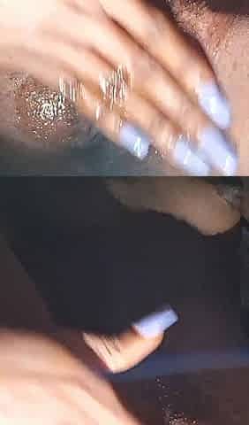 Blue Oiled Up Snatch