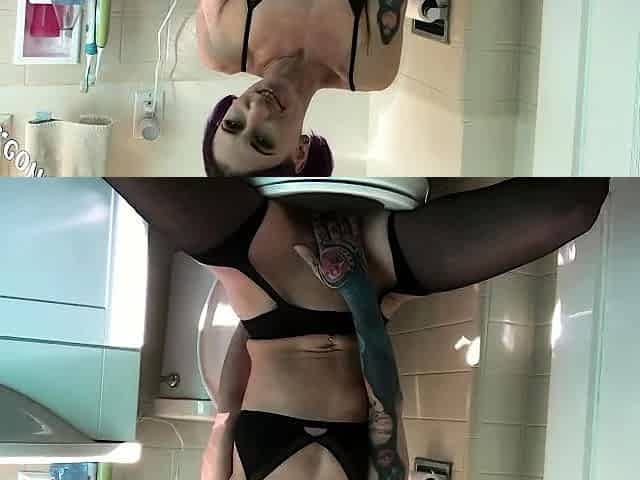 Horny Brunette Teen Solo Masturbation