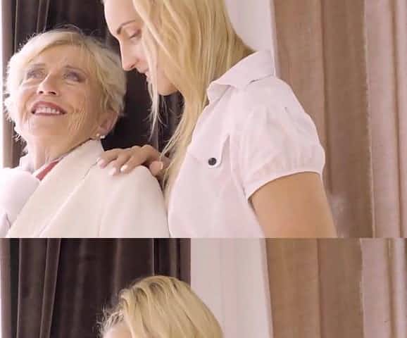 Granny is getting a new tenant to eat her hairy pussy