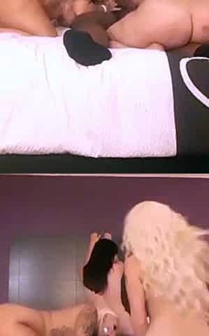Slutty amateurs sucking cocks in group sex party