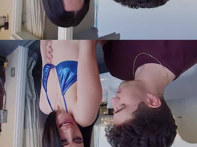 A taut little French booty rides my large wang until that babe squirts - Hope Fontaine