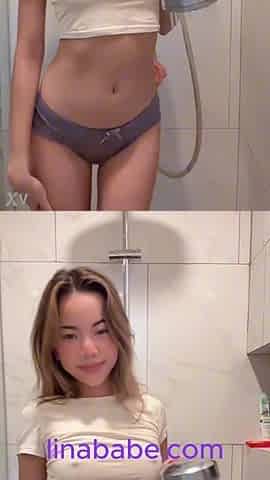 Large Booty eighteen Years Old Chick Twerking In Shower After School