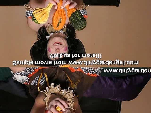 Dirtygardengirl halloween fun with anal fisting, prolapse and pumpkin in ass