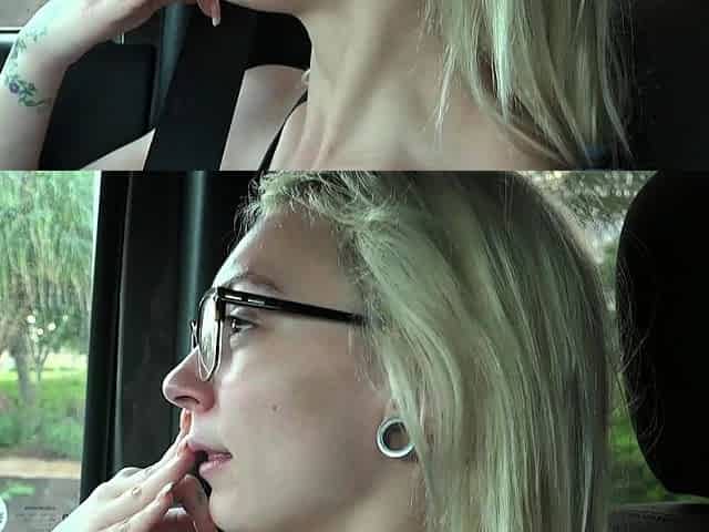 Amateur blonde teen sucks dick in hot pov blowjob sex tape