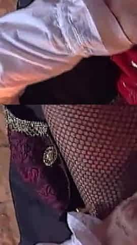 The MILF Gets Fucked in the Ass by the Marquis While Giving Her Husband a Blowjob