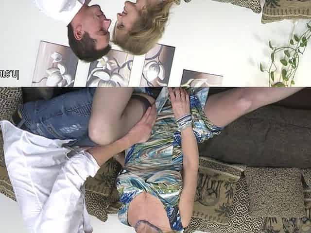 Horny Housewife Fucking And Sucking Her Toy Boy - MatureNL