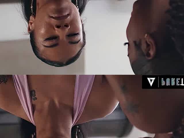 PURE TABOO Fake Friend Tricks Lesbo Lovers Destiny Mira & Ameena Green Into Performing For Him