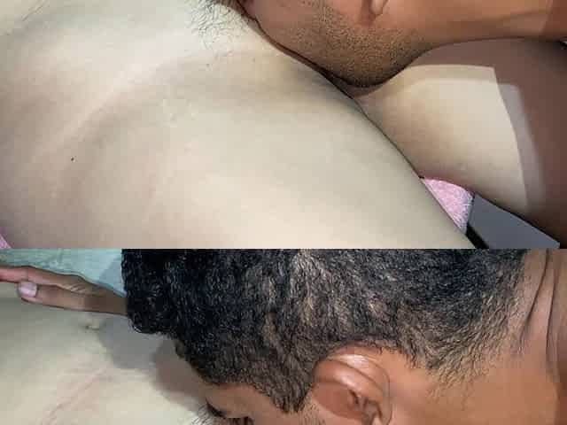 I Caught My Stepmother Stroking Her Tight Pussy so I Helped Calm Her Down and Penetrated Her Bed.