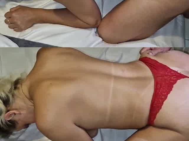 This married woman loves cum inside