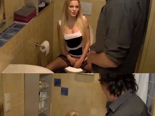 Dieter Von Stein - Pretty Blonde Gets Caught Masturbating And Fucks Guy With Huge Dick In The Office