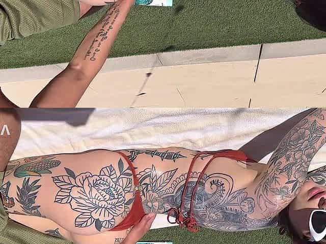 CAUGHT SCREWING PETITE TATTOOED PUNK GAL IN CAR - zane walker, awlivv