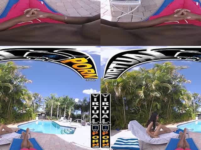 VIRTUAL PORN - Eden West Unleashes Her Nasty Side For A Beachside Massage Turned Wild Escapade