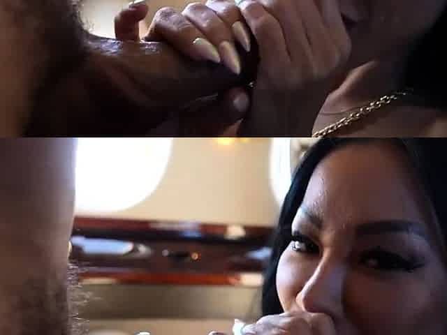 Asian Spinner CJ Miles Fucks Teddy on Private Jet to