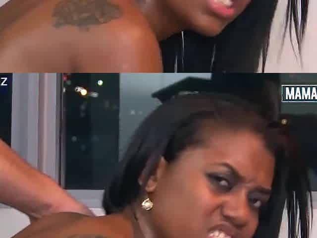 Large Butt Ebony Beauty Drilled Hard From Behind During the time that That babe Groans Loud
