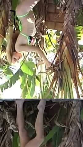 A Very Beautiful Blonde Tickling Her Wet Pussy
