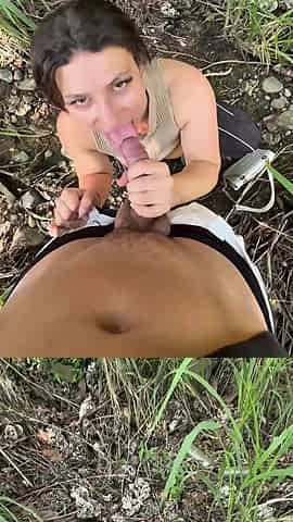 Outdoor Sex on the Road a Lot of Oral Sex