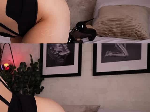 Close up teen foot worship