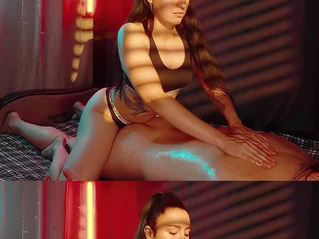 Happy Ending Massage in Underground Salon - Long-haired masseuse jerked me off!