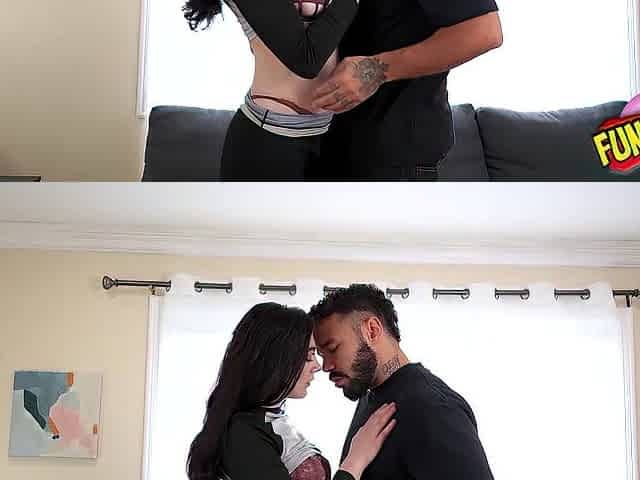 FunSize Teens - A Tiny Hottie is Nailed HArd by a Fortunate Dude