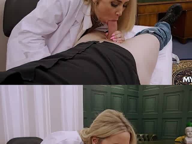 Karlie Simon And Sam Bourne In Whorish Doctor Gets Pounded On The Table