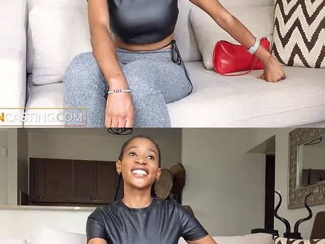 Breasty Ebony Sweetheart Cunt Railed By Large Weenie American In Interracial Casting