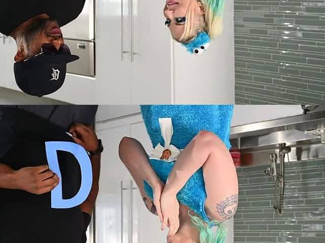 PORNSTARPLATINUM Blonde Leya Falcon Loves Riding Black