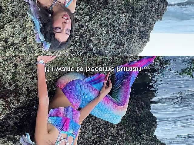 Met a real Mermaid on an Island and gave her legs to screw!