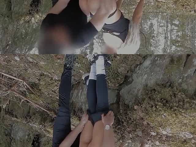 Verified Amateurs In Risky Anal Sex In The Forrest